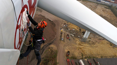 Bestickeren Windturbine - Reclame Quintens